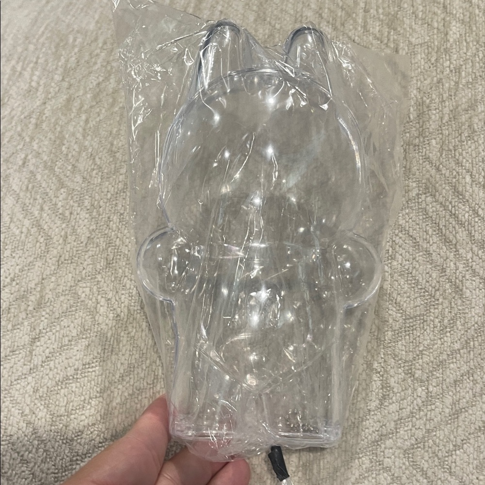 Clear Labubu Plastic Container